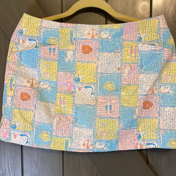 Lilly Pulitzer sz 4 skort “written in the stars” - Picture 1 of 10